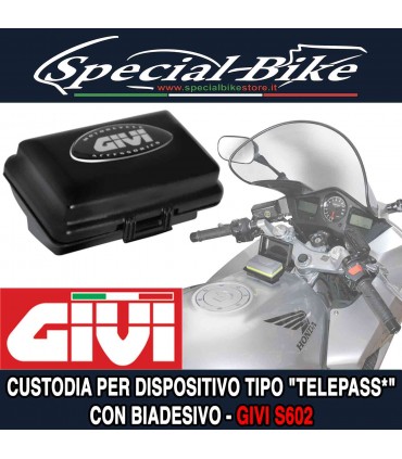 Custodia Rigida Porta TELEPASS MOTO con Biadesivo GIVI S602