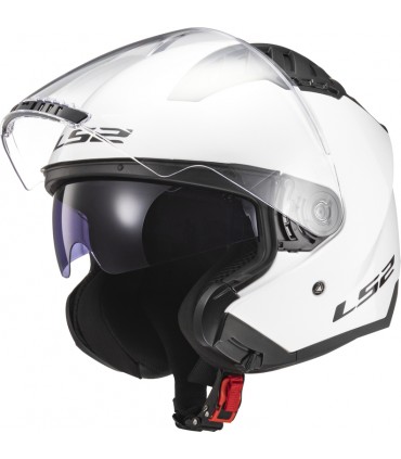 Casco Bianco Lucido Jet LS2 Copter II OF600 Solid White