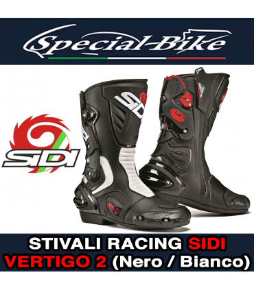 Stivali Racing SIDI VERTIGO 2 Nero Bianco