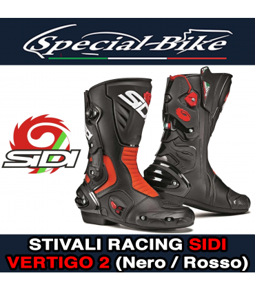 Stivali Racing SIDI VERTIGO 2 Nero Rosso