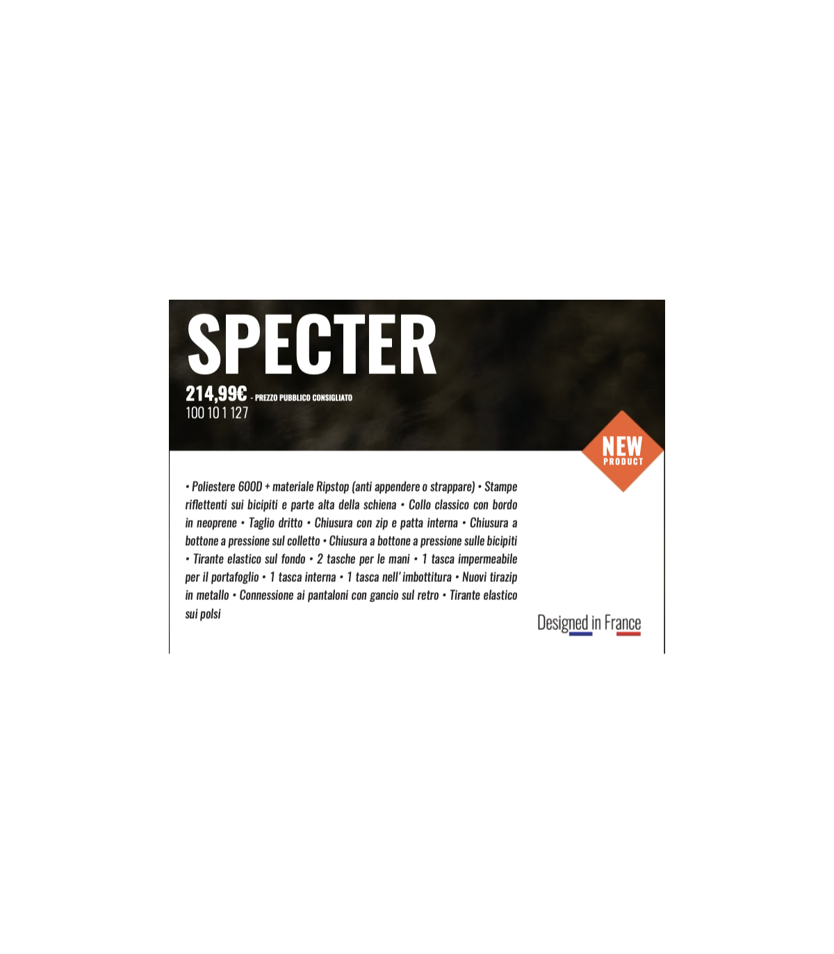 Giacca Moto IXON SPECTER Nero