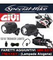Faretti Alogeni Supplementari Moto GIVI 302 TREKKER LIGHTS