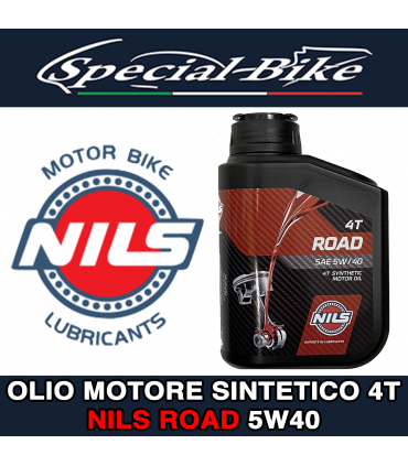 Olio Motore Sintetico 4T NILS ROAD 5W40 1 Litro