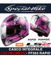 Casco Integrale LS2 FF353 RAPID - POPPIES Donna/Lady