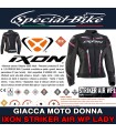 Giacca Moto Donna IXON STRIKER AIR WP LADY Nero Fucsia