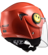 Casco Jet Bambini LS2 FUNNY MINI OF602 SOLID Red Rosso