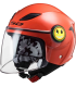 Casco Jet Bambini LS2 FUNNY MINI OF602 SOLID Red Rosso