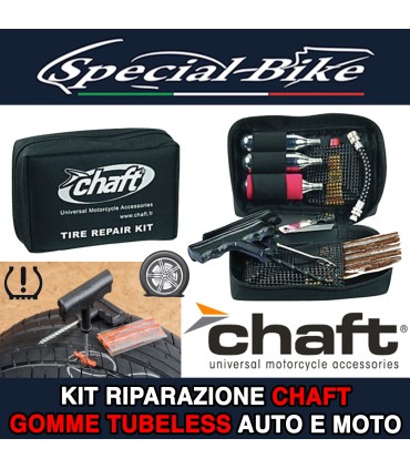 Kit Riparazione Gomme Tubeless Auto & Moto CHAFT