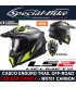 Casco Maxi-Enduro LS2 EXPLORER C MX701 FOCUS Nero Giallo Fluo OPACO