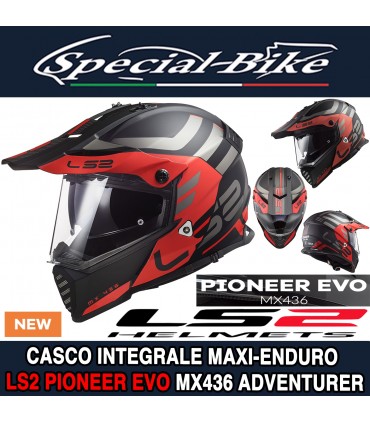 Casco Integrale Maxi-Enduro LS2 PIONEER EVO MX436 ADVENTURER