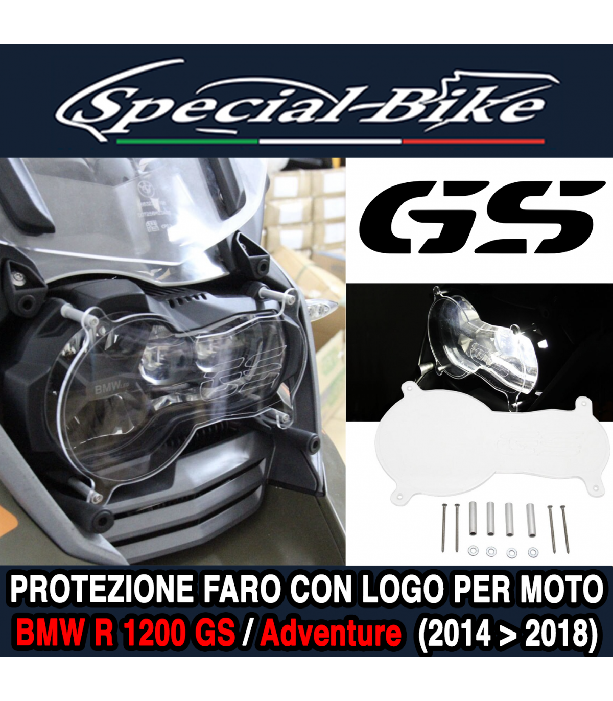 Protezione Faro BMW GS 1200 / 1250 Adventure 2014 al 2022