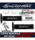 Coppia Manopole Moto Off-Road Domino A020 Nero Grigio