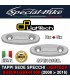 Coppia Tappi Sede Specchi LIGHTECH SPE103SIL SUZUKI GSX-R 600 2008 - 2016