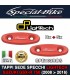 Coppia Tappi Sede Specchi LIGHTECH SPE103ROS SUZUKI GSX-R 750 2008 - 2016