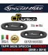 Coppia Tappi Sede Specchi LIGHTECH SPE103NER SUZUKI GSX-R 750 2008 - 2016