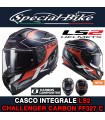 Casco Integrale LS2 Racing CHALLENGER GRID - Carbonio Blu Rosso