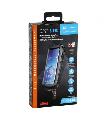 Porta Cellulare Moto Impermeabile LAMPA SIZED M 70x145mm - 90451