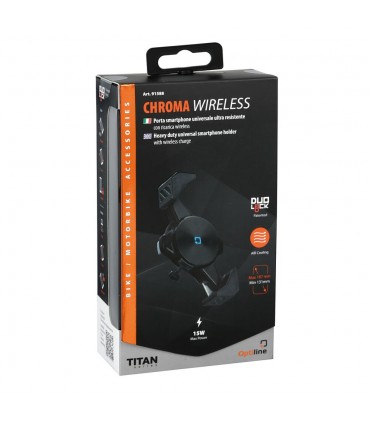 Supporto Porta Cellulare Universale  Con Ricarica Wireless LAMPA CHROMA WIRELESS - 91588