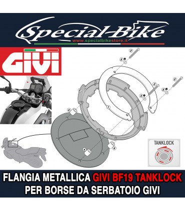 Flangia Metallica GIVI BF19 TANKLOCK Per Borse Da Serbatoio Givi