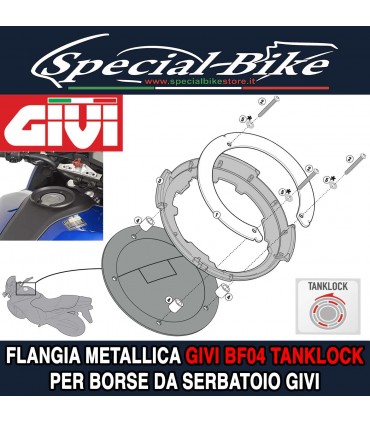 Flangia Metallica GIVI BF04 TANKLOCK Per Borse Da Serbatoio Givi