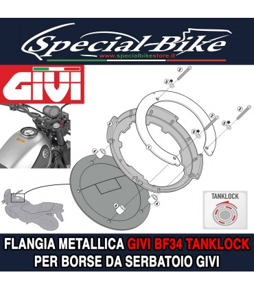 Flangia Metallica GIVI BF34 TANKLOCK Per Borse Da Serbatoio Givi