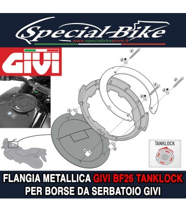 Flangia Metallica GIVI BF26 TANKLOCK Per Borse Da Serbatoio Givi