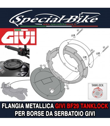 Flangia Metallica GIVI BF29 TANKLOCK Per Borse Da Serbatoio Givi