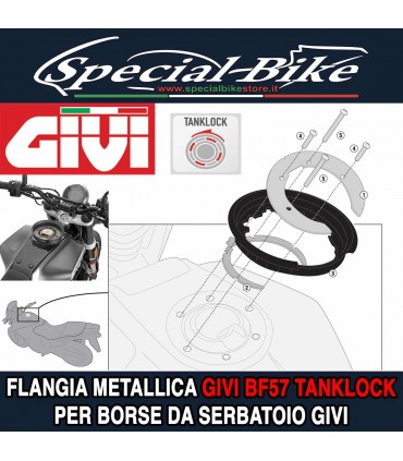 Flangia Metallica GIVI BF57 TANKLOCK Per Borse Da Serbatoio Givi