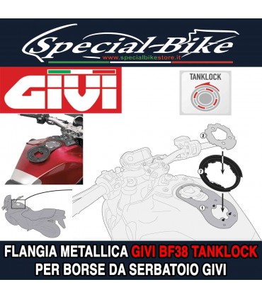 Flangia Metallica GIVI BF38 TANKLOCK Per Borse Da Serbatoio Givi