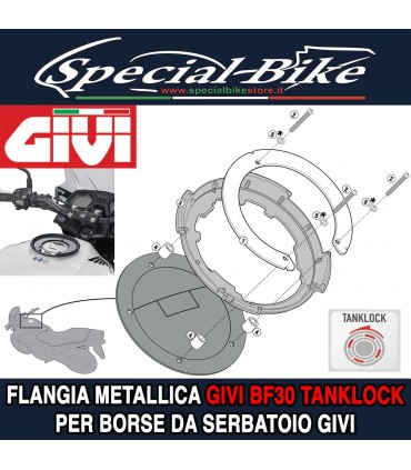 Flangia Metallica GIVI BF30 TANKLOCK Per Borse Da Serbatoio Givi