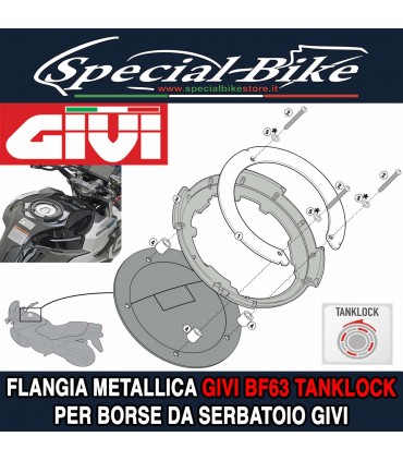 Flangia Metallica GIVI BF63 TANKLOCK Per Borse Da Serbatoio Givi