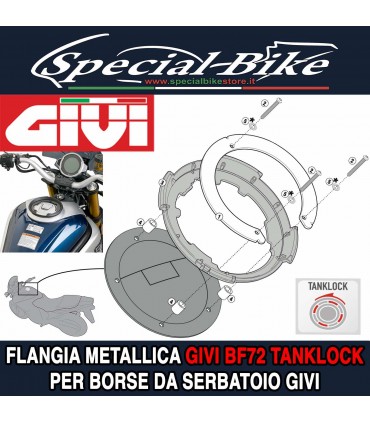 Flangia Metallica GIVI BF72 TANKLOCK Per Borse Da Serbatoio Givi