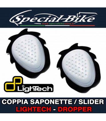 Coppia SAPONETTE Slider LIGHTECH DROPPER Bianco SAPDROBIA
