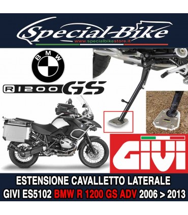 Estensione Cavalletto Laterale GIVI ES5102 per Moto BMW R 1200 GS Adventure 2006 - 2013