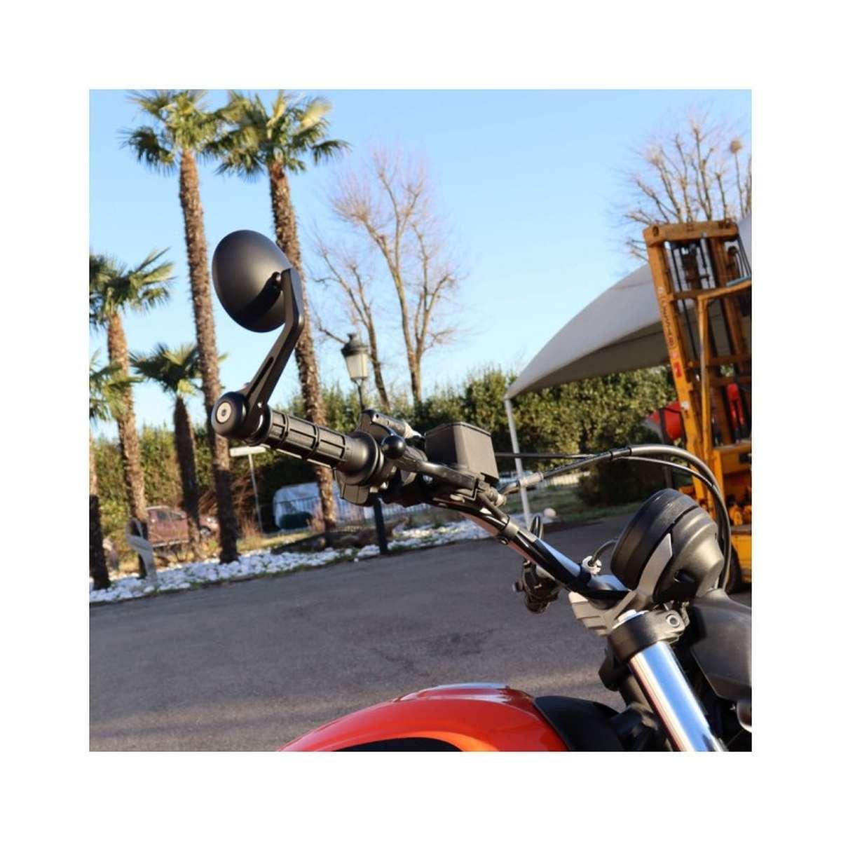 Retr. dx/sx bar end mini abs nero -zpc807.