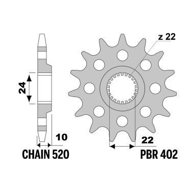 Pignoni z18 18nc c.520