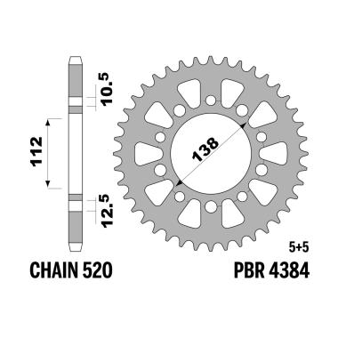 Corone honda mod.520 z38 c45