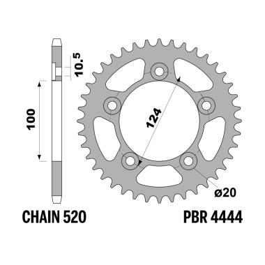 Corone ducati 821 monster z45 c45 c.520