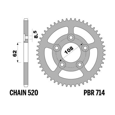 Corone aprilia rs z39 c45 c.520