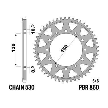 Corone yamaha fazer z48 c.530