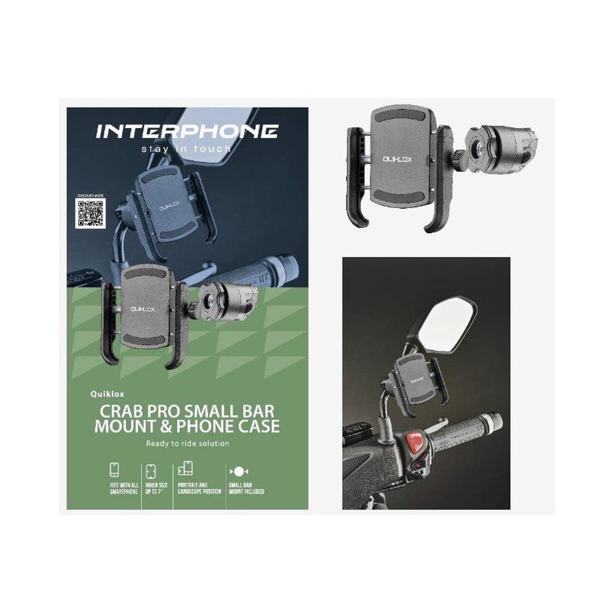 Cellularline Quiklox Crab Pro con Staffa da Specchietto