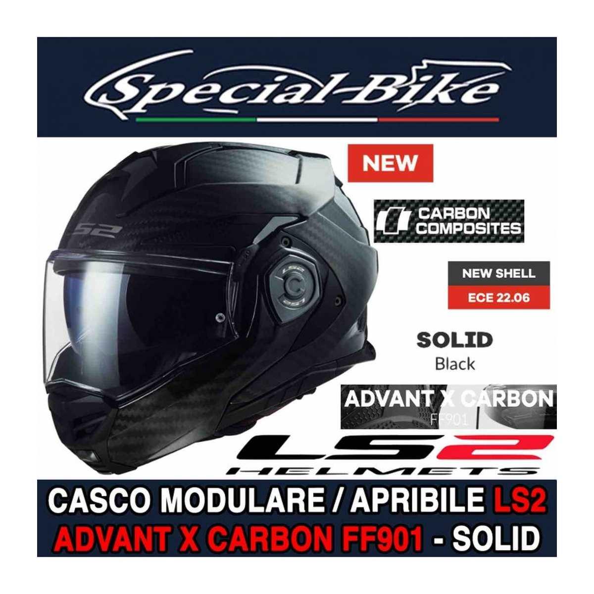 Ls2 ff901 advant x solid matt carbon-06