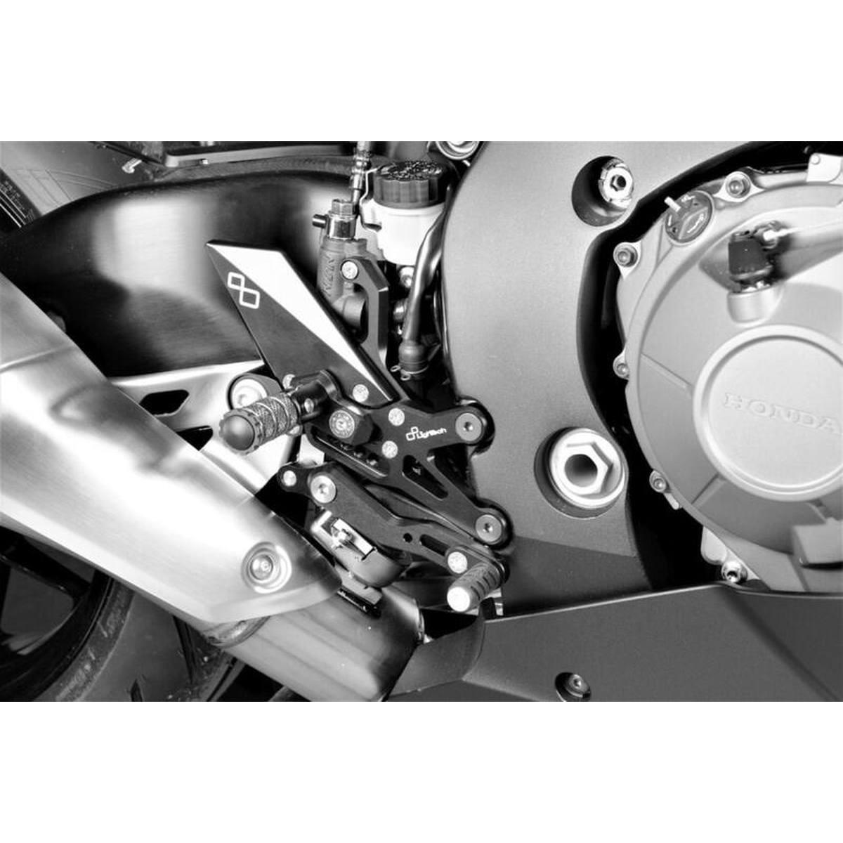 Pedane Regolabili Con Poggia Piedi Fissi per Honda CBR 1000RR<br />