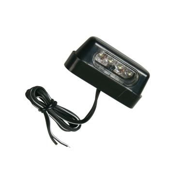 Luce targa 4 led bianca
