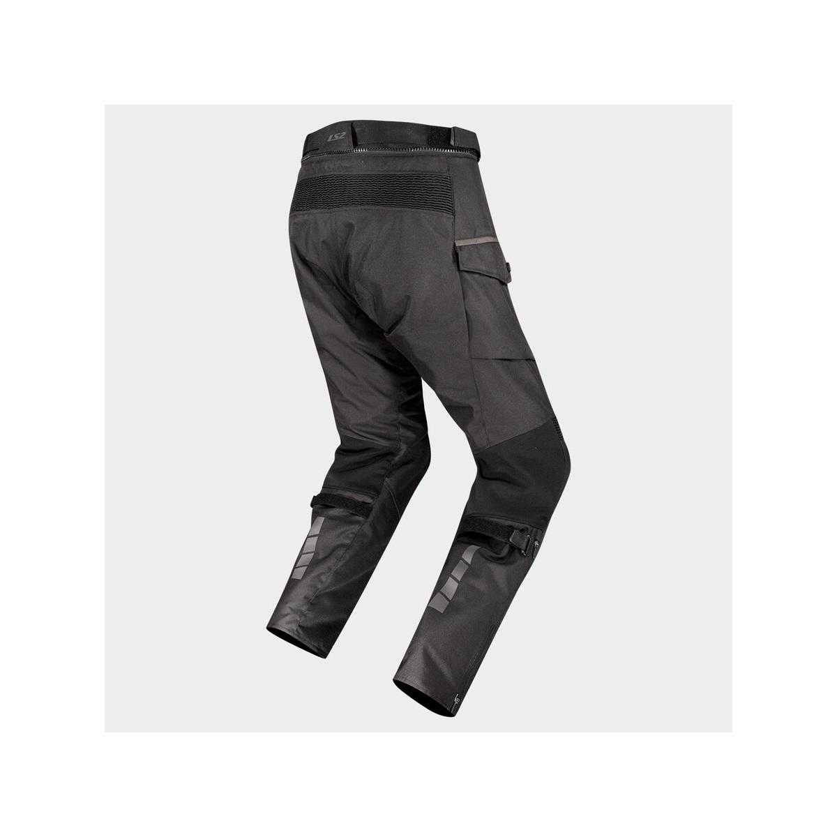 Ls2 travel man pant black dark grey short