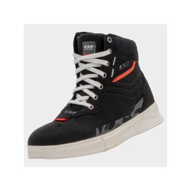 Ls2 chrome man boots black
