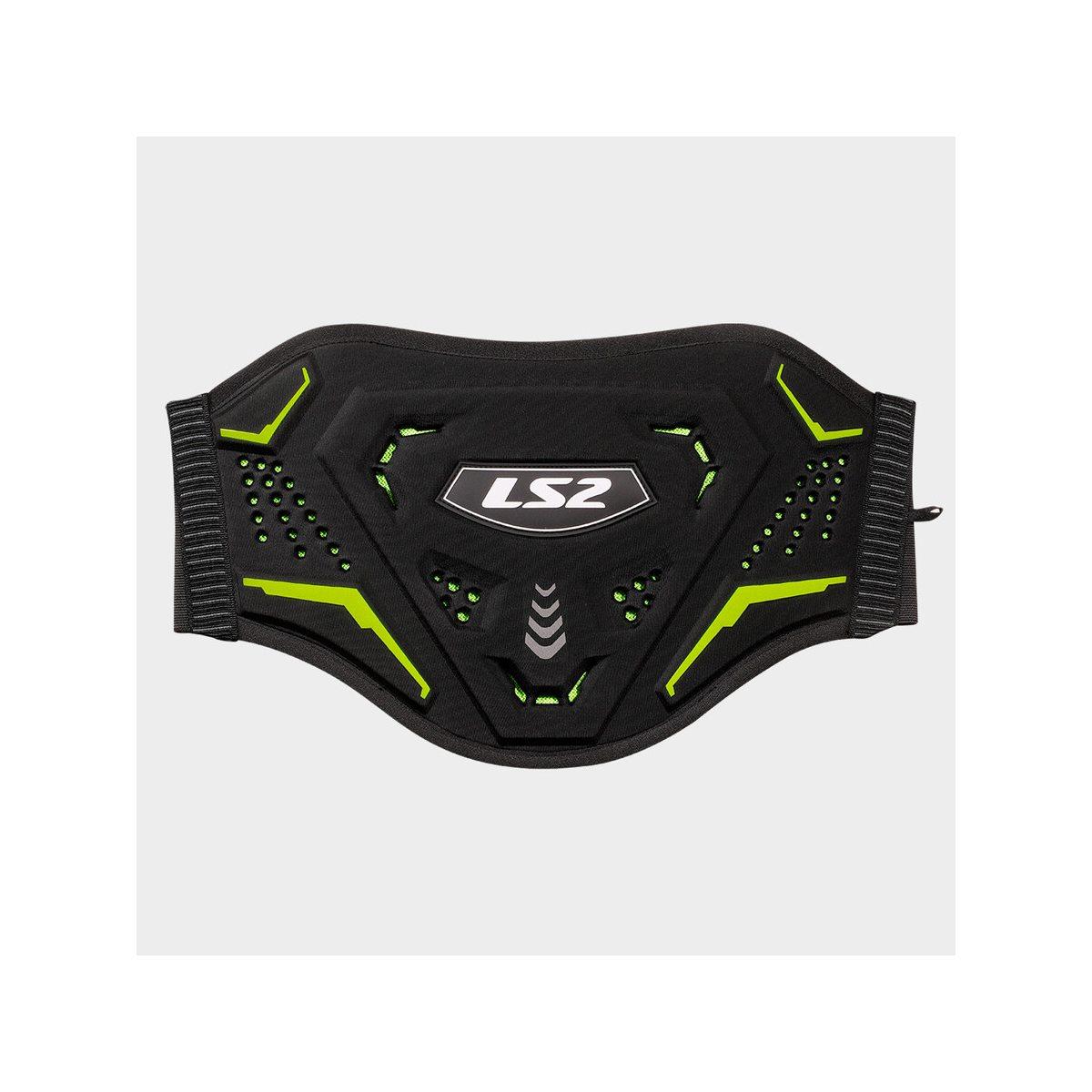 Ls2 koku kidney belt black h-v yellow xl-xxl
