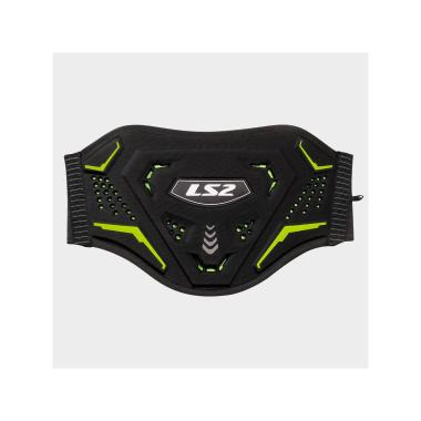Ls2 koku kidney belt black h-v yellow 3xl-5xl
