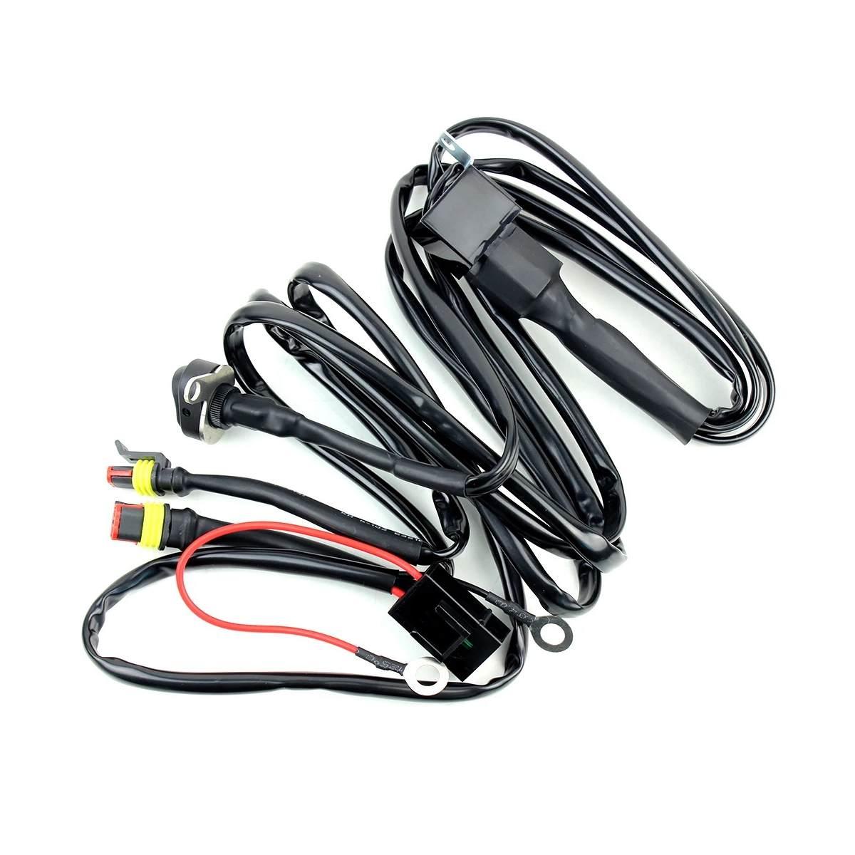 Faretti Led Moto Universali 40W + Griglie Off-Road