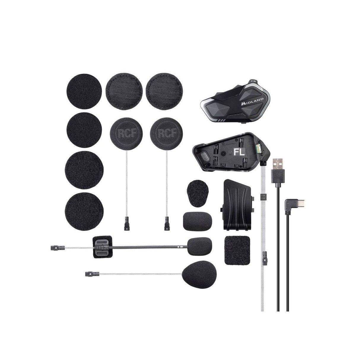 Btr1 motorbike intercom single